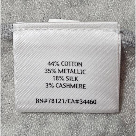 Eileen Fisher Cotton Silk Cashmere Crush Flutter Waterfall Cardigan Size M - Picture 7 of 8